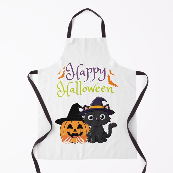 Item preview, Happy Halloween Black Cat designed and sold by Sela Art .
