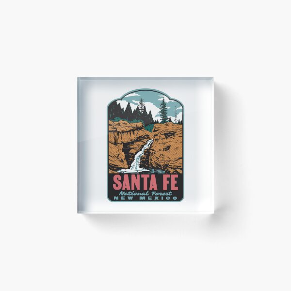 Item preview, Jemez Falls Santa Fe National Forest Retro Travel Art designed and sold by HalpinDesign.
