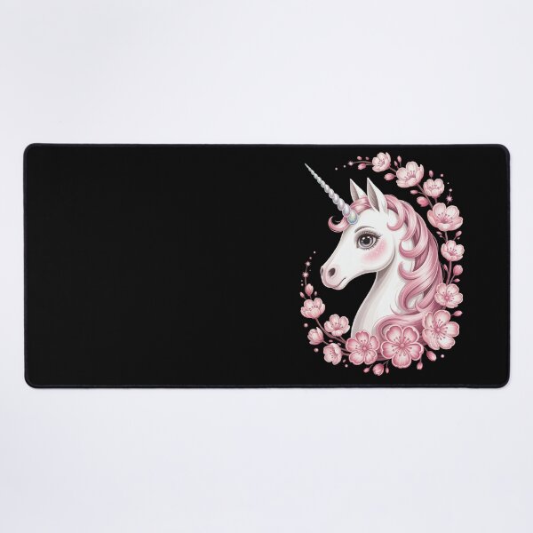 Item preview, Unicorn with Pink Flowers designed and sold by jkrphoto.