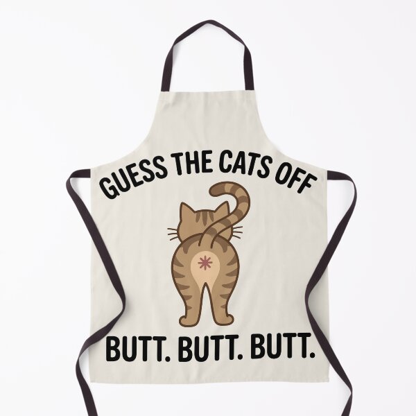 Item preview, Minimalist Cat Butt Back View Pet Humor designed and sold by Amir Faysal.