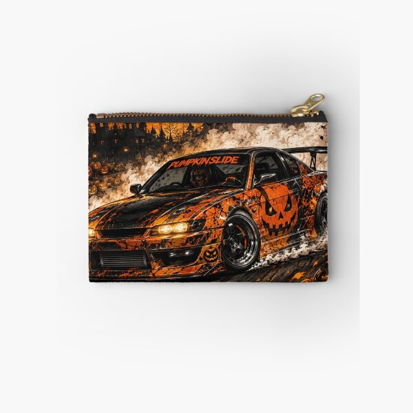 Item preview, PUMPKIN DRIFT CAR HALLOWEEN ART designed and sold by Syedshah13.