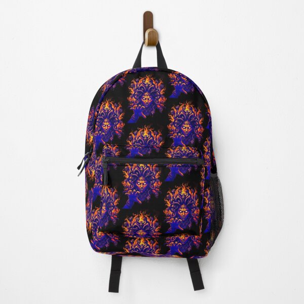 Item preview, Medusa Fire Hair Black Light Retro Colors designed and sold by AbbottDesigns.
