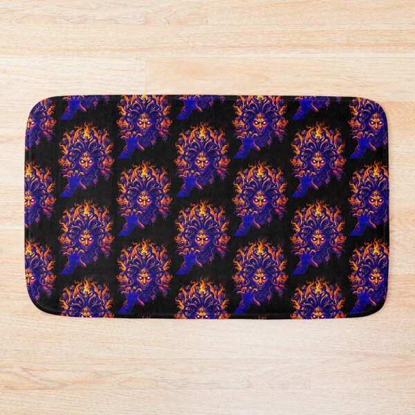 Item preview, Medusa Fire Hair Black Light Retro Colors designed and sold by AbbottDesigns.