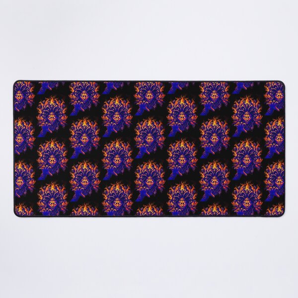 Item preview, Medusa Fire Hair Black Light Retro Colors designed and sold by AbbottDesigns.