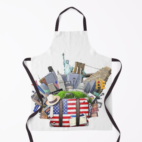 Item preview, USA Travel Adventure – New York City Landmarks & American Travel Suitcase designed and sold by 4U---Store.