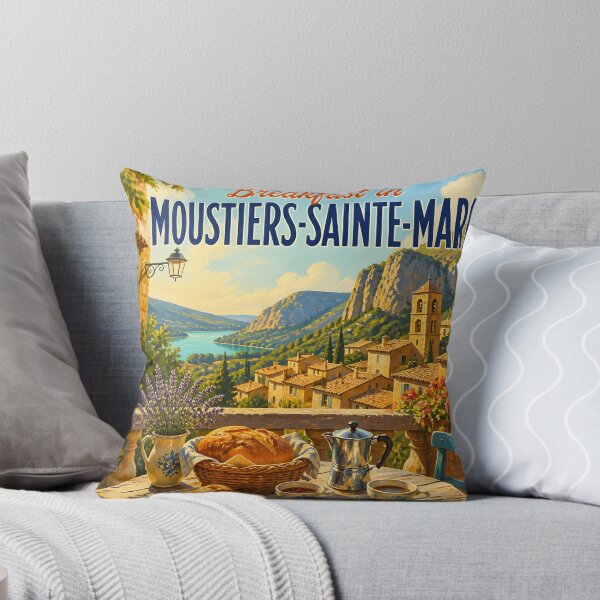 Item preview, Moustiers-Sainte-Marie at Breakfast - Travel Destinations designed and sold by LSVart.
