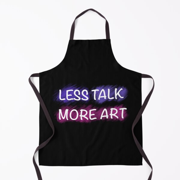 Item preview, Less Talk More Art Aesthetic Watercolor Typography designed and sold by SaraPixels.