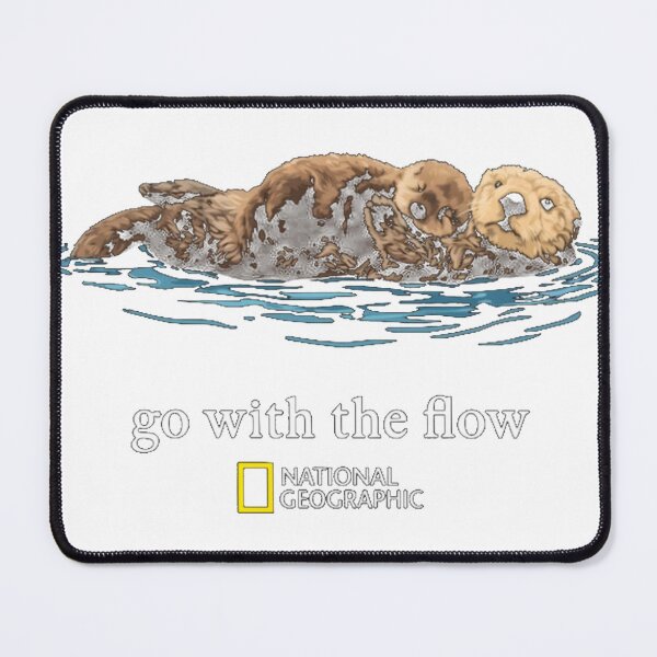 Item preview, Go With The Flow National Geographic Sea Otter Wil designed and sold by Valeriartem.