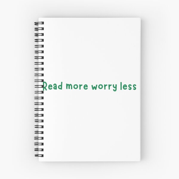 Item preview, READ MORE WORRY LESS ART FOR BOOK LOVERS. designed and sold by ZANU creativity.