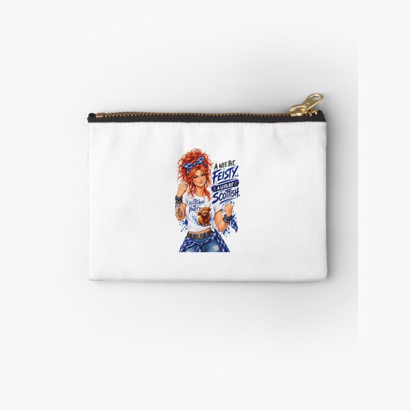 Item preview, A Wee Bit Feisty, A Lotta Bit Scottish – Funny Scottish Woman & Scottish Humour designed and sold by SMalcolmDesigns.