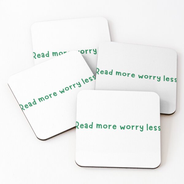 Item preview, READ MORE WORRY LESS ART FOR BOOK LOVERS. designed and sold by ZANU creativity.