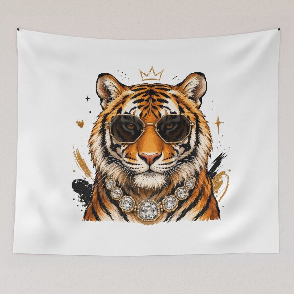 Item preview, Glam & Wild: Tiger Animal, Bling Boujee Leopard, Preppy Animal, Hunting Season designed and sold by Quiajia.