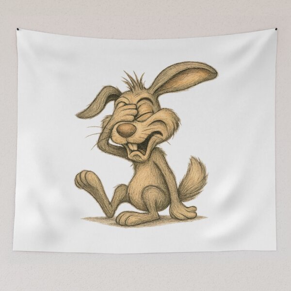 Item preview, Embarrassed Rabbit – Funny Bunny Character designed and sold by Yomere.