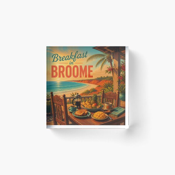 Item preview, Broome, Australia, en el desayuno - Destinos de viaje designed and sold by LSVart.