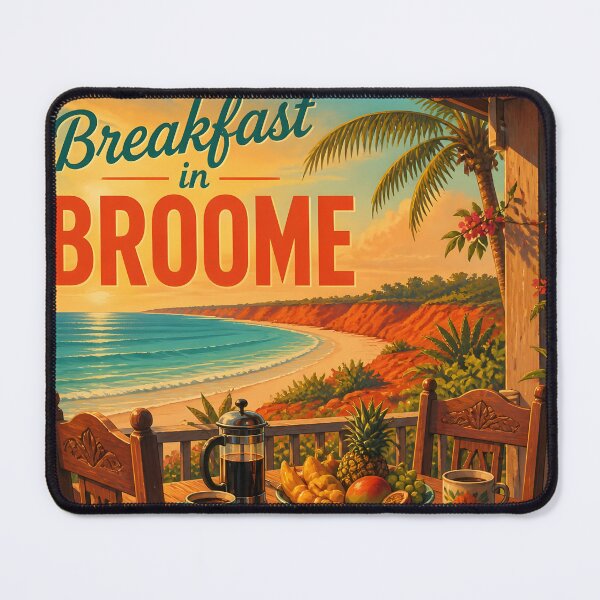 Item preview, Broome Australia at Breakfast - Travel Destinations designed and sold by LSVart.