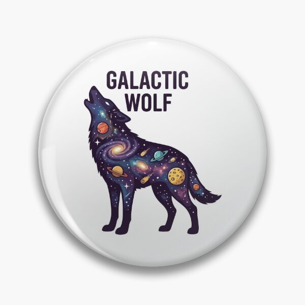 Item preview, Galactic Wolf Cosmic Space Galaxy Howling designed and sold by Amir Faysal.
