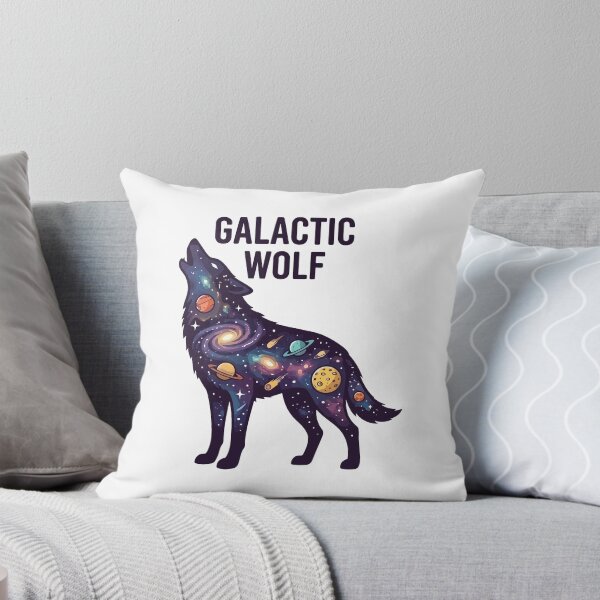Item preview, Galactic Wolf Cosmic Space Galaxy Howling designed and sold by Amir Faysal.