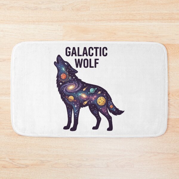 Item preview, Galactic Wolf Cosmic Space Galaxy Howling designed and sold by Amir Faysal.