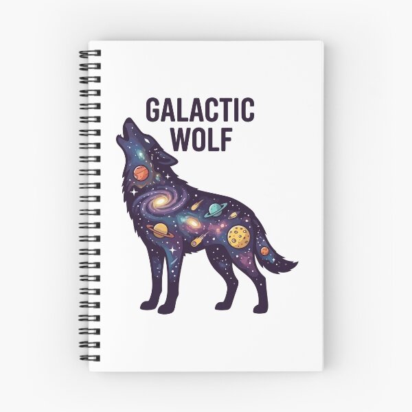 Item preview, Galactic Wolf Cosmic Space Galaxy Howling designed and sold by Amir Faysal.