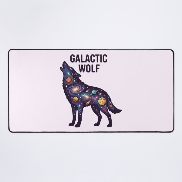 Item preview, Galactic Wolf Cosmic Space Galaxy Howling designed and sold by Amir Faysal.