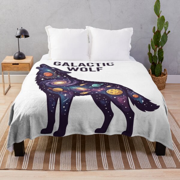 Item preview, Galactic Wolf Cosmic Space Galaxy Howling designed and sold by Amir Faysal.