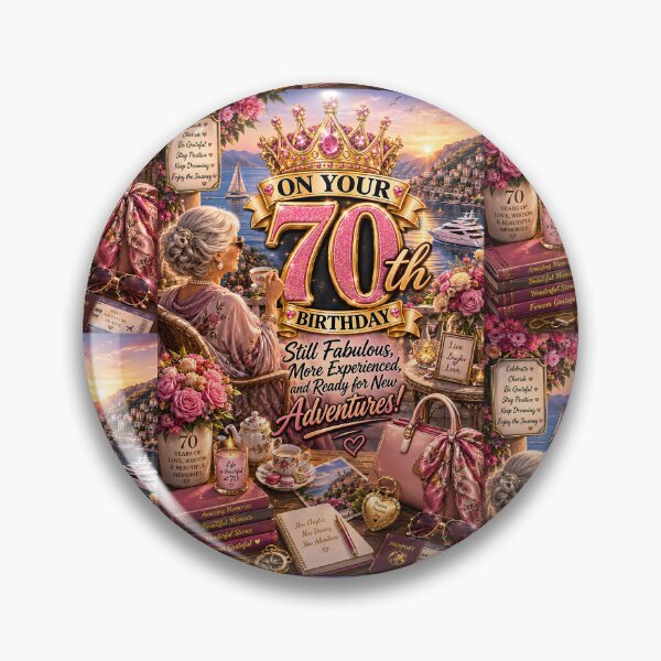 Item preview, 70th Birthday – Still Fabulous, Wise and Ready for New Adventures designed and sold by Clothes With Smiling Animals Walt Gral.