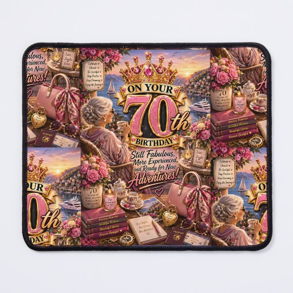 Item preview, 70th Birthday – Still Fabulous, Wise and Ready for New Adventures designed and sold by Clothes With Smiling Animals Walt Gral.