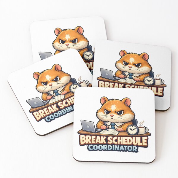 Item preview, Break Schedule Coordinator Hamster designed and sold by M.Store.