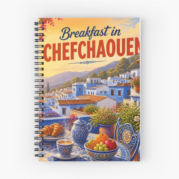 Item preview, Chefchaouen, Morocco at Breakfast - Travel Destinations designed and sold by LSVart.