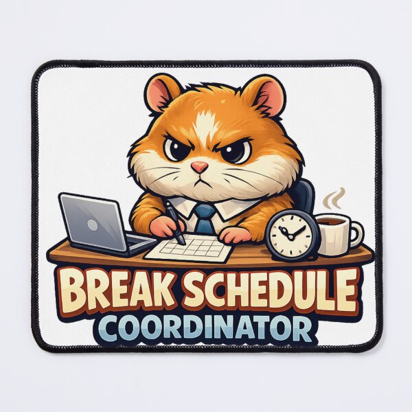Item preview, Break Schedule Coordinator Hamster designed and sold by M.Store.