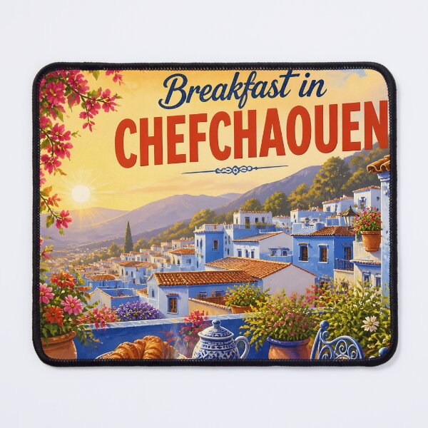 Item preview, Chefchaouen, Morocco at Breakfast - Travel Destinations designed and sold by LSVart.