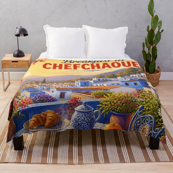 Item preview, Chefchaouen, Morocco at Breakfast - Travel Destinations designed and sold by LSVart.