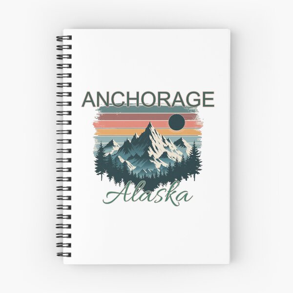 Item preview, Anchorage Alaska Retro Sunset Graphic Design designed and sold by adriana-holmes.