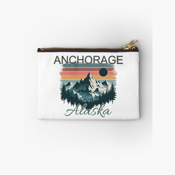 Item preview, Anchorage Alaska Retro Sunset Graphic Design designed and sold by adriana-holmes.