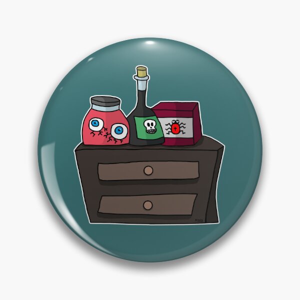 Item preview, Witchy Potion Shelf Sticker | Spooky Magic Ingredients Cartoon designed and sold by MyxaART.