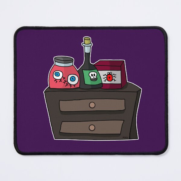 Item preview, Witchy Potion Shelf Sticker | Spooky Magic Ingredients Cartoon designed and sold by MyxaART.