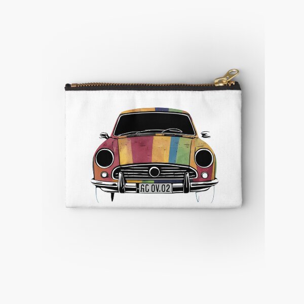 Item preview, Vintage Retro Classic Car – Colorful British Style Auto Illustration designed and sold by Aktarstore.