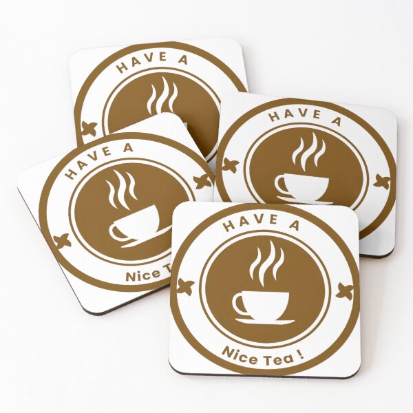 Item preview, Have A Nice Tea Vintage Coffee Badge Quote designed and sold by TheStickGraph.