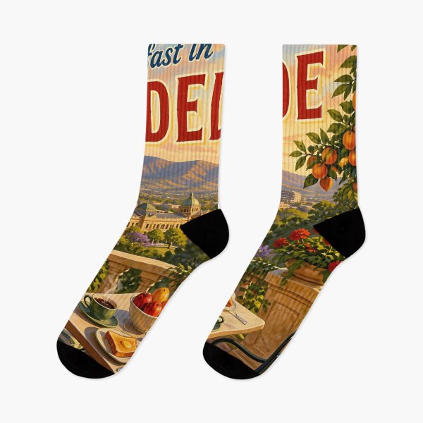 Item preview, Adelaide Australia at Breakfast - Travel Destinations designed and sold by LSVart.