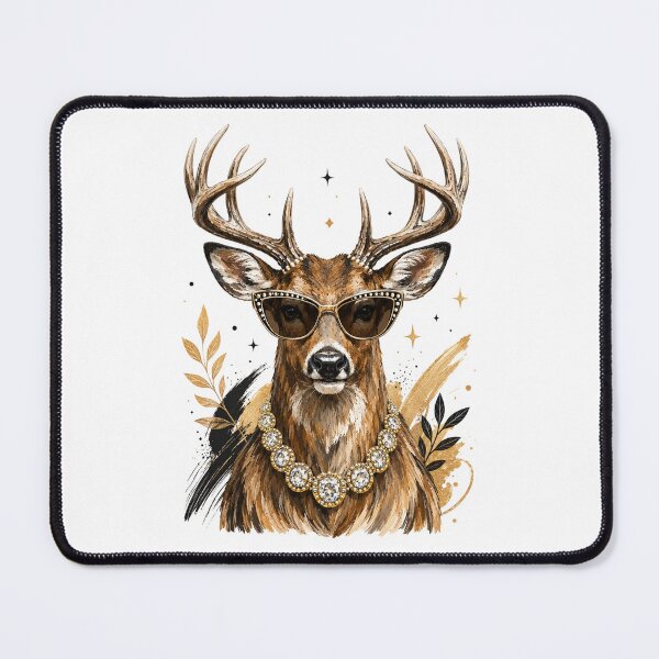 Item preview, Glam Whitetail Deer, Bling Boujee Leopard, Preppy Animal, Hunting Season designed and sold by Quiajia.