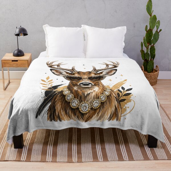 Item preview, Glam Whitetail Deer, Bling Boujee Leopard, Preppy Animal, Hunting Season designed and sold by Quiajia.