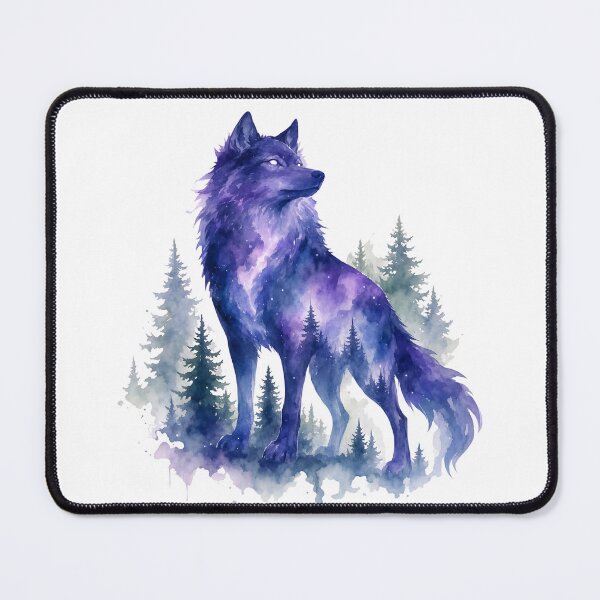 Item preview, blue wolf designed and sold by introvertarts.