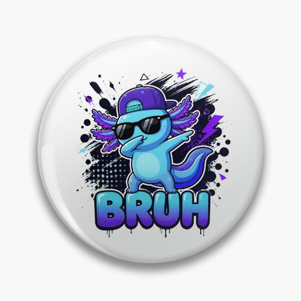 Item preview, Bruh Axolotl Dab Sunglasses Cute Cartoon Funny designed and sold by Romeo-Circle.