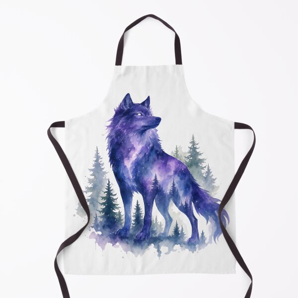 Item preview, blue wolf designed and sold by introvertarts.