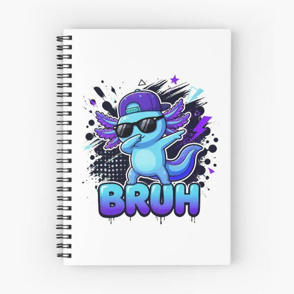 Item preview, Bruh Axolotl Dab Sunglasses Cute Cartoon Funny designed and sold by Romeo-Circle.