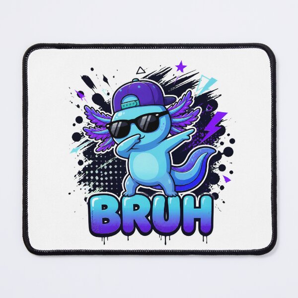 Item preview, Bruh Axolotl Dab Sunglasses Cute Cartoon Funny designed and sold by Romeo-Circle.