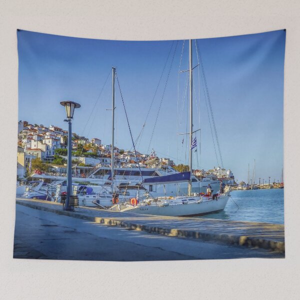Item preview, One Tranquil Evening in Skopelos designed and sold by Viv Thompson Photography .