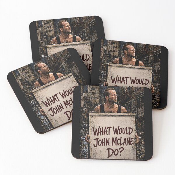 Item preview, What would John McLane do? designed and sold by TeeCodes.