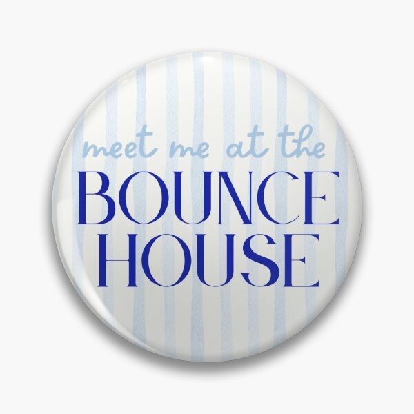 Item preview, Meet Me at the Bounce House  | UCF Knights Blue Stripe Print designed and sold by Shus-arts.