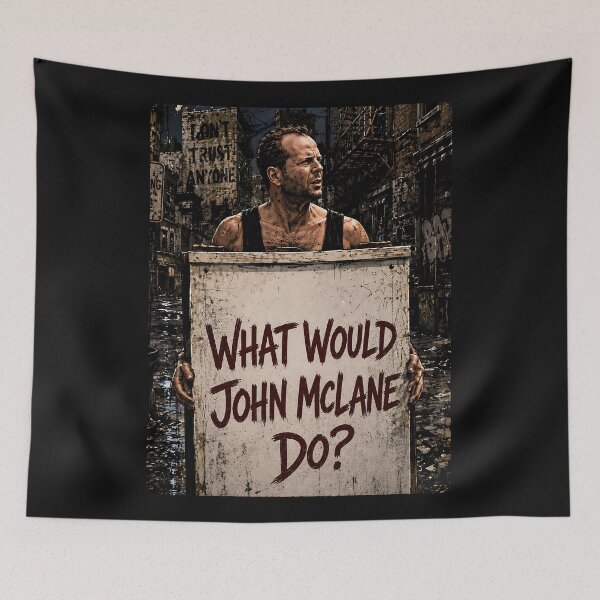 Item preview, What would John McLane do? designed and sold by TeeCodes.